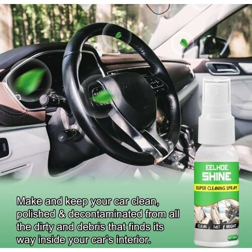 Car Cleaner, Auto Plastic Parts Steering Wheel Leather Refurbishment Agent, Instrument Panel Polishing Decontamination