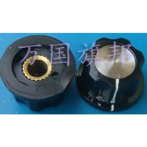 Free Delivery. Hat potentiometer knob 6 mm with the screw diameter 23 mm high 13 mm - 2 A