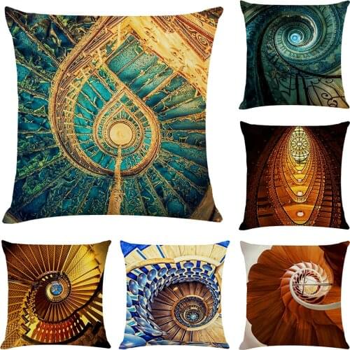 Art Style Cushion Cover Hoga Decorative Pillow funda cojines 45x45 housse de coussin Nordic Throw Pillow Cover for Sofa Car