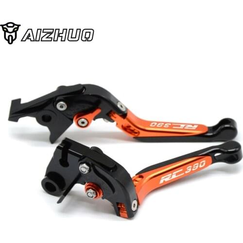 For 390 RC390 390 2014 2015 2016 Motorcycle Levers Adjustable Foldable Lengthening Brake Clutch Levers