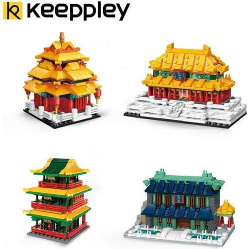 Keeppley Blocks The Imperial Palace Puzzle Kids Building Toys Blocks Chinese Style K10117 K10118 K10119 K10120 no box