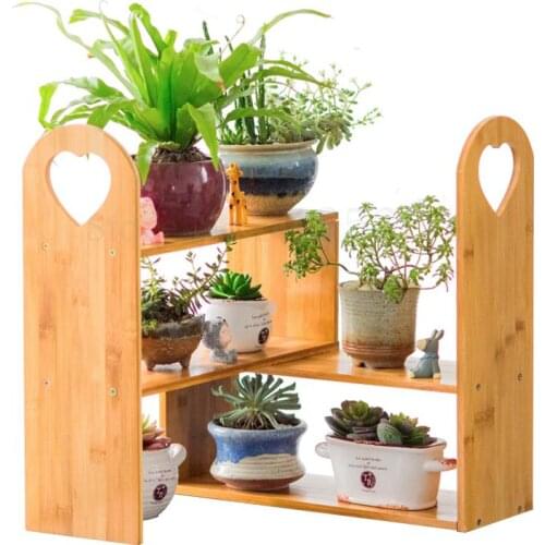 Indoor Flower Stand Solid Wood Multilayer Flower Shelf Balcony Living Room Succulent Flower Pot Rack Rack Specials