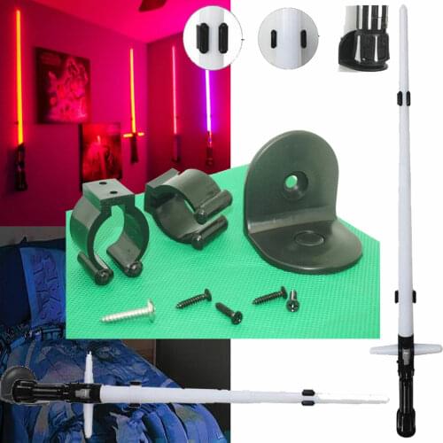 BEST Lightsaber Wall Mount Set - Horizontal or Vertical Mount -（No Lightsaber