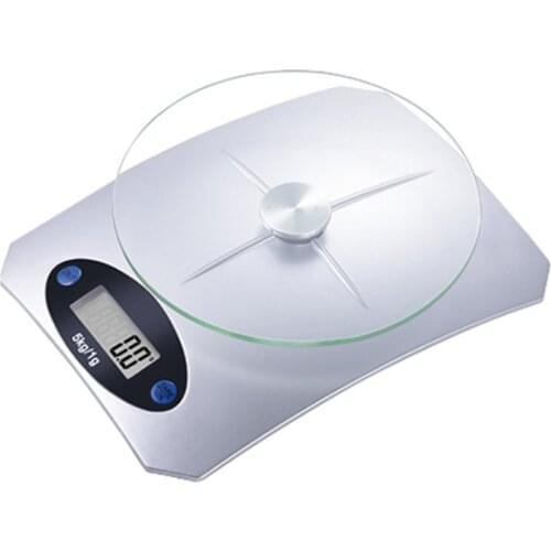 NEW 5000g/1g 5kg Food Diet Postal Kitchen Scales balance Measuring weighing scales LED electronic scales Tempered glass tray