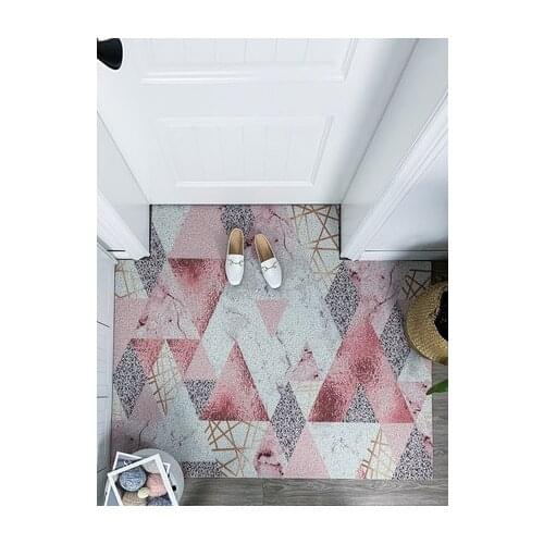 New arrive Nordic Home Entrance Doormat PVC Anti-Slip Floor Mat Oil proof Kitchen Rugs Large Floor Carpets Doormats livingroom