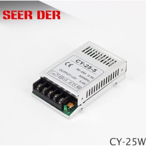Super Mini Size Ac to Dc 5v 5a Converter / Constant Voltage Switching Power Supply 25w 12v 2a /24v 1a/ 5 Volt 5 Amp Smps Circuit