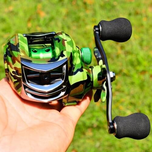 Left/Right Hand Baitcasting Fishing Reel 7.2:1 Bait Casting Fishing Wheel with Magnetic Brake Carp Carretilha Pesca 18+1 Axis