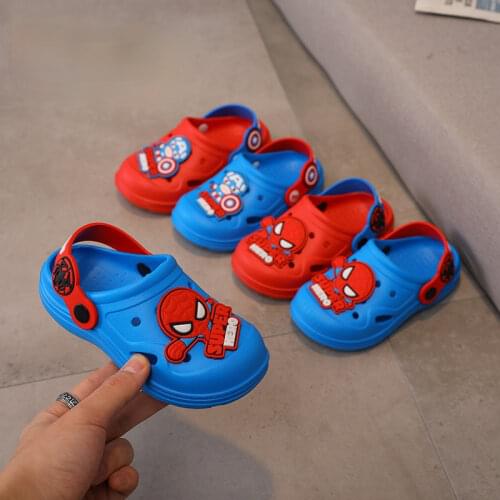 Childrens Sandals and Slippers New Cartoon Boys EVA Sandals and Slippers Non-slip Summer New Styles Beach Hole Shoes