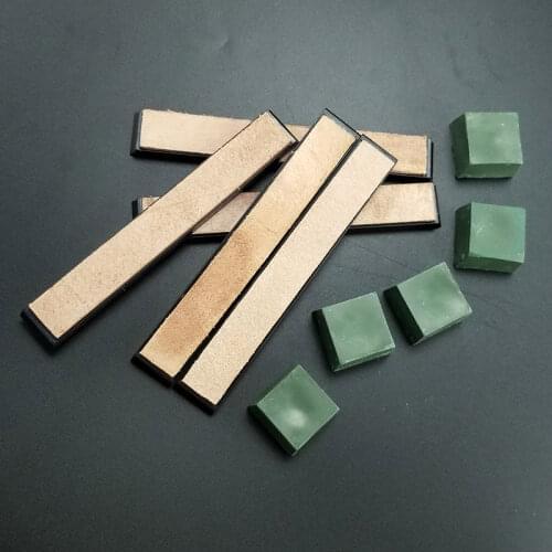 Polishing knife sharpening professional tool grinding friction polisher, leather and polishing paste