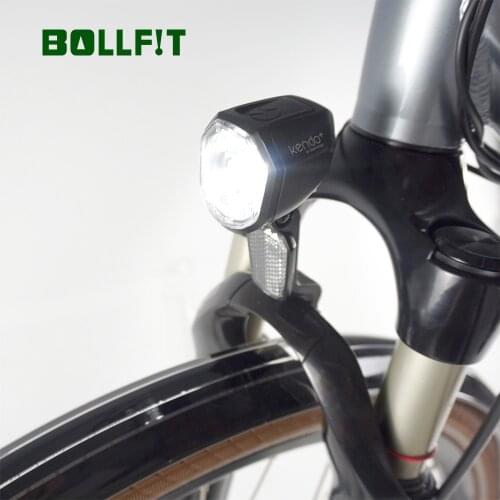 Bollfit Electric Bike LED Light 36V/48V HL2800 Ebike Front Light 150LM Flash Light For Electric bicycle Conversion Kit
