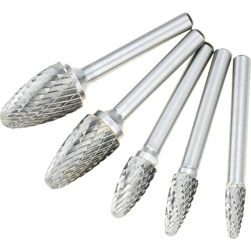 1Pc FX Type Head Tungsten Carbide Rotary File Tool Point Burr Milling Cutter Grinder Abrasive Tools Metalworking Bit Tools