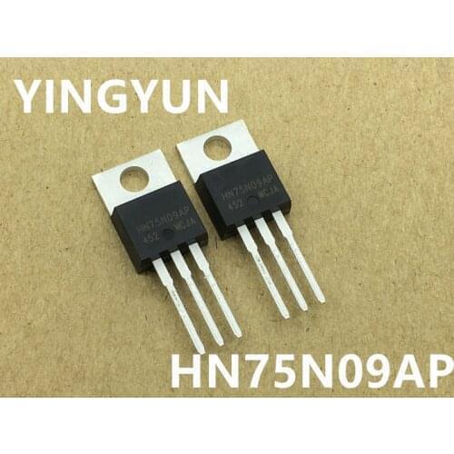 10PCS/Lot HN75N09AP 75N09 MOSFET N-CH 90V 75A TO-220 New original