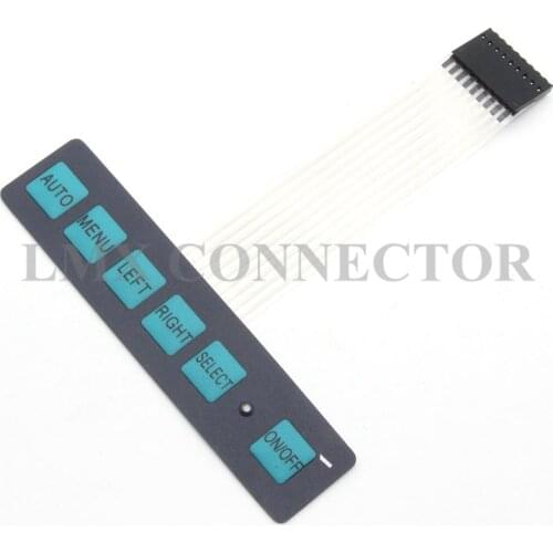 3PCS 6 Button LED Membrane Switch / Button / Control Panel / Microcontroller Expansion keyboard Display Switch