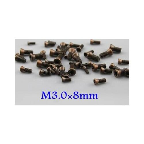 50pcs M3.0*8mm CNC lathe tool spare screws Torx screws