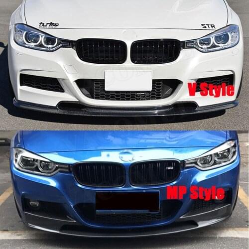 Carbon Fiber Front Lip Spoiler for BMW 3 Series F30 F35 M Sport 320i 325i 328i 330i 335i 2012-2018 Bumper Chin Shovel