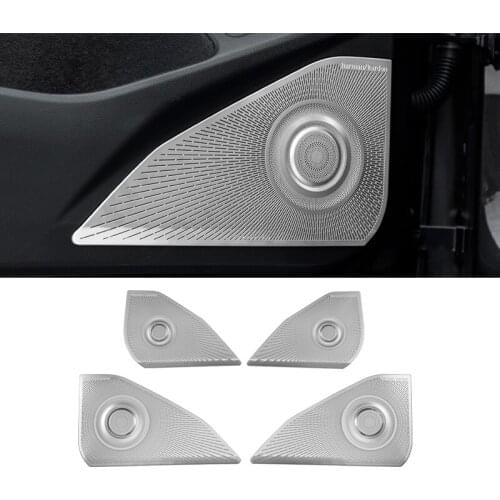For Volkswagen VW Golf 8 MK8 2020 2021 Stainless Steel Auto Car Interior Door Speaker horn cover Trim Accessories