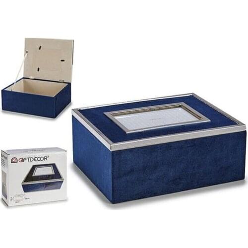 Photo frame Blue Velvet (20 x 10,3 x 24,8 cm)