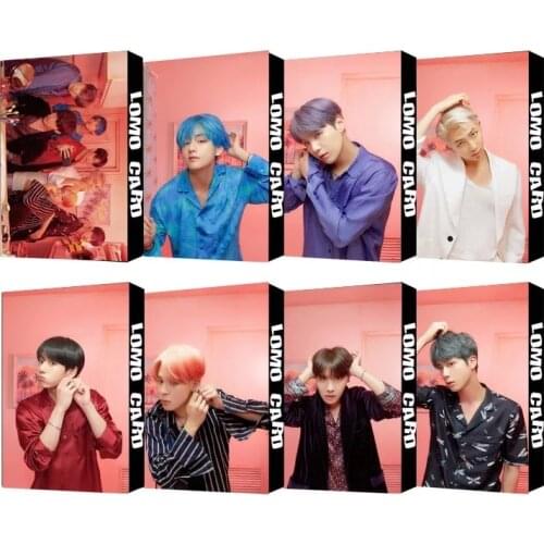 30pcs/set Hot KPOP LOMO Card Bangtan Boys Album MAP OF THE SOUL PERSONA Collection Photocard Self Made Paper Cards