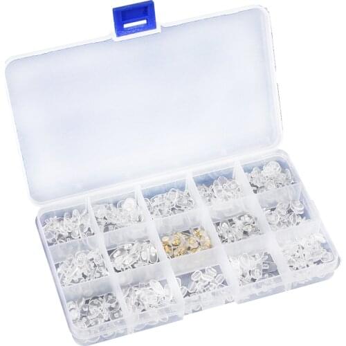 Kit Eyewear Silicone Eyeglass Transparent Non Slip Screw On Glasses Nose Pads Practical Repair Tool Fashion Sunglass Push In