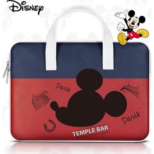 New 2021 Disney Mickey Laptop Bag Case Notebook Sleeve Waterproof Bag for Macbook Air Pro 14 15 For Dell Acer Asus HP Handbag