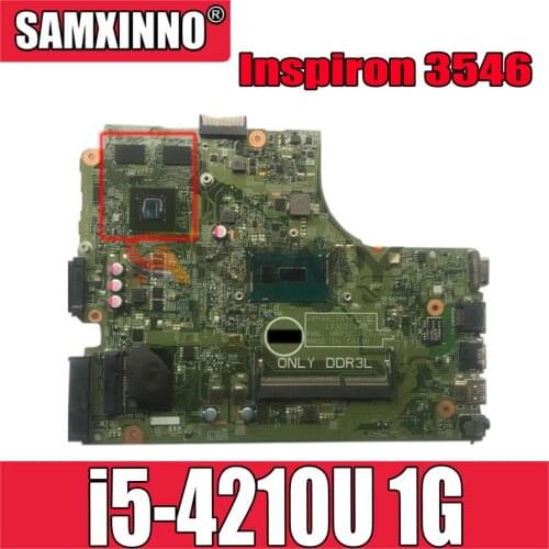 Original Laptop motherboard For DELL Inspiron 3546 3449 SR1EF Mainboard CN-0DMKXK 0DMKXK 13302-1 i5-4210U 1G