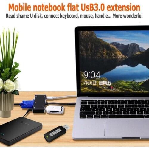 Wholesale/100 pcs lot 5 in 1 USB-C Type-C to HDMI HUB Adapter VGA Cable Audio USB 3.0 PD Converter