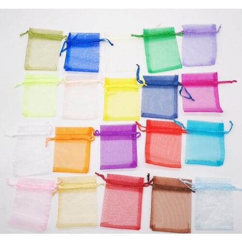 500pcs Organza Gift Bags 7x9 Drawstring Gift Box Packaging Bag Gifts For Birthday Christmas Wedding Bags Gift Bag Organza Pouch