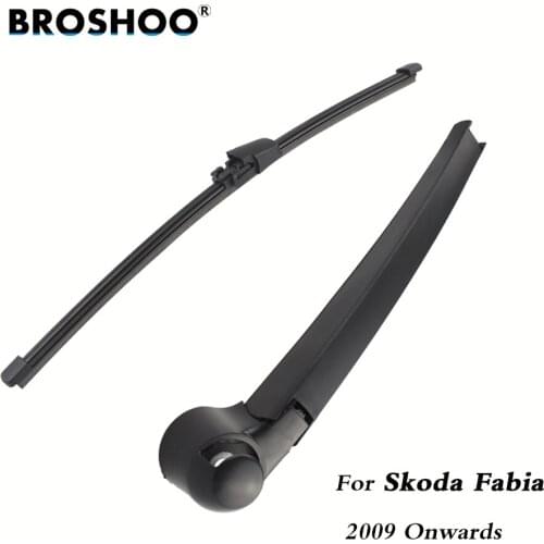BROSHOO Car Rear Wiper Blade Blades Back Windscreen Wiper Arm For Skoda Fabia Hatchback (2009 Onwards) 320mm,Car Styling