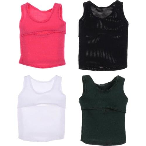 1/6 Womens Bottoming Vest Clothing for Kumik CG CY Girl Action Figure Body Accessory
