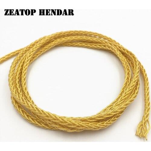 10M HIFI 6N 152 Cores 8 Strand Braided Earphone Cable DIY Headphone Supper Soft Audio Wire Pure Single Crystal Copper Connector