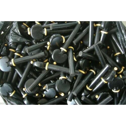 32pcs High Quality Natural 4/4 Viola Ebony peg,boxwood decoratin #6990