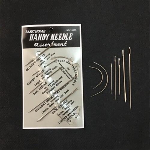 7pcs Stainless Steel Sewing Needles Pins Set For Needlework Home Diy Crafts Household Handmade Accessories