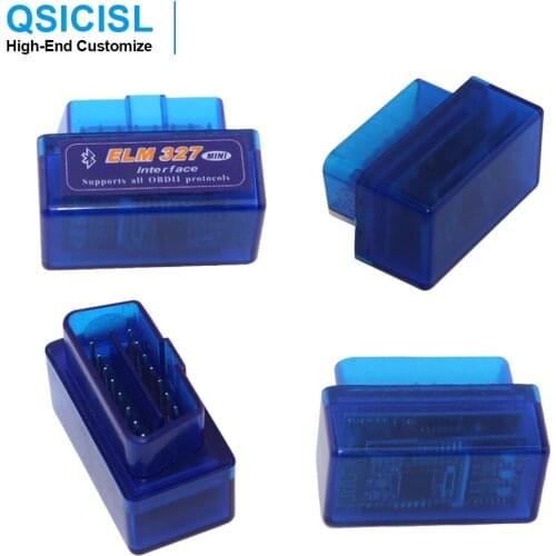 Auto Diagnostic Tool Bluetooth OBD2 Elm327 V1.5 Elm 327 V 1.5 OBD 2 Car Diagnostic-Tool Scanner Elm-327 OBDII Adapter