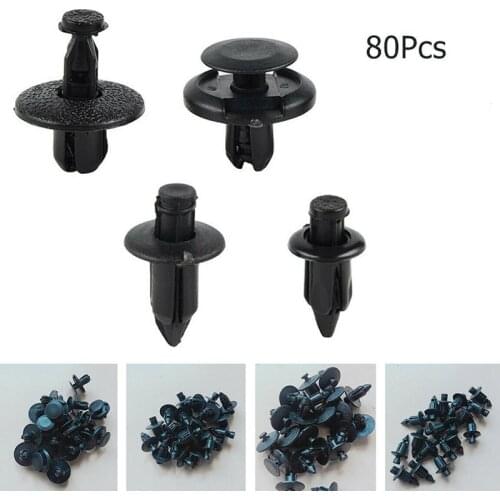 80pcs Motorcycle Universal ATV Fairing Bolt Bodywork Push Pry Rivets Pin Kit Sportbike M6 M7 M8 Fairing Bodywork Bolts Rivets