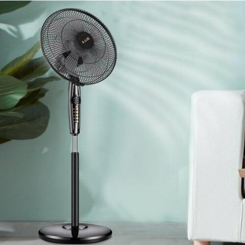 Household floor fan vertical summer desktop remote control fan industrial large wind power fan four gear adjustment