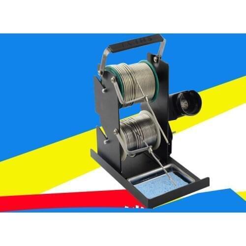 Double-Layer Solder Wire Rack Line Seat Tin Support Tin Wire Welding Wire Bracket Multifunctional Soldering Iron Stand