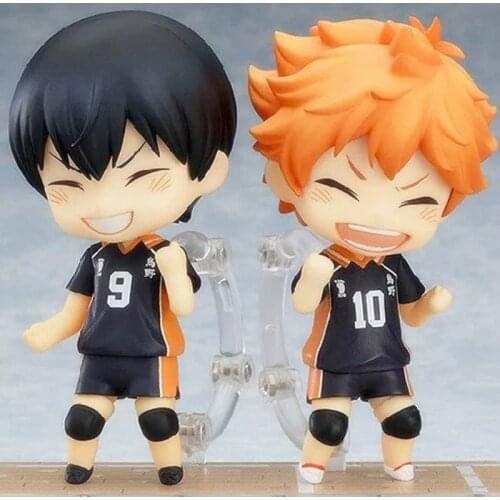 Figurine 10cm Haikyuu 461# 605# Anime Haikyuu Nekoma Cute Model Toy PVC Action Figure Shoyo tobio Kenma Tooru 489# 563