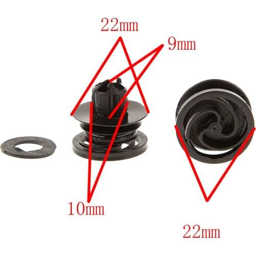 20xDoor Sidebar Moulding Trim Clips Retainers for VW Passat 3B-086-8243