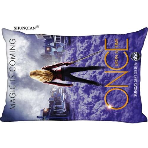 Personalized Custom obce upon a time Pillowcase 45x35cm(One Side) Rectang Zipper Print High Quality Pillowcase Cover