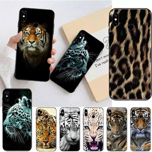 Fashion Tiger Leopard Phone Case For Xiaomi Redmi note 7 8 9 t max3 s 10 pro lite coque funda shell cover