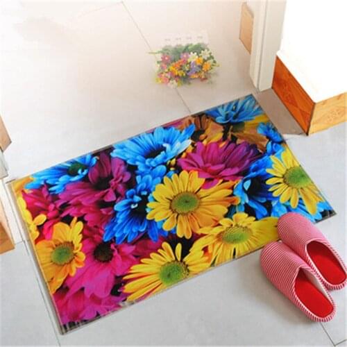 1Pcs Fashion Cute Cartoon Non-slip aspiration Carpet 3D door mat sitting room/tea table/bedroom/kitchen waterproof mat carpet