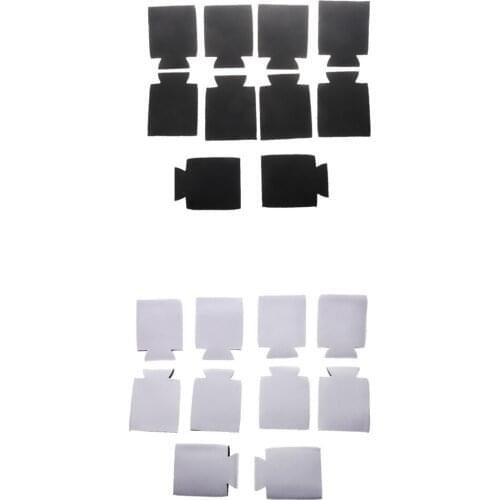 New Hot Sale 10pcs Stubby Beer Bottle Tin Can Cooler Sleeve Holder Wedding Favor Soda Bee Sleeve Supplies Home Decoration Gift