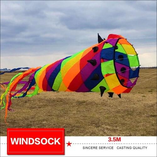 New Arrival 3.5M Kite Windsock Tail for Audlts High Quality Spin Tail