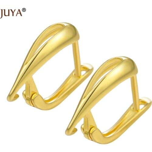 Supplies For Jewelry Wholesale 1 Pair Copper Earring Findings Accessories Earrings Hooks Clasps