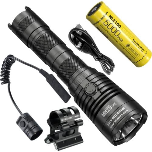 SALE NITECORE MH25GT CREE XP-L HI V3 LED 1000 Lumen USB Rechargeable Outdoor Waterproof Flashlight Without Battery Free Shipping