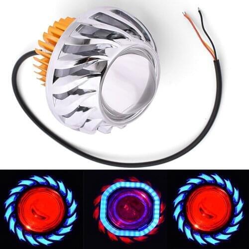 Universal Motorcycle Headlight 12V Angel Devil Eye Auxiliary Fog Lamp For Honda CBR600 F2 F3 F4 F4i cbr 600 f3 f4i f4 f2 CR80R