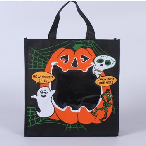 2021 Happy Halloween Pumpkin Print Ladies Shopping Bag Handbag Ladies Girls Top Handbags