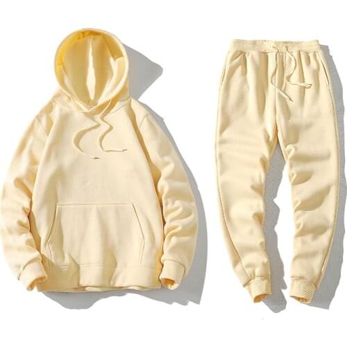 Hoodies Women 2021 Autumn Hood Sweatshirts Women Casual Loose Basic Cotton Long Sleeve Ladies Sudadera Pullover Tracksuits Sets