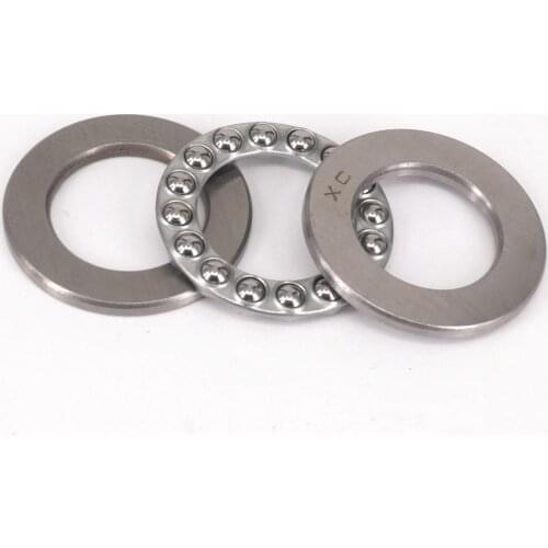 1)51109 45 x 65 x 14mm Axial Ball Thrust Bearing (2 Steel Races + 1 Cage)AEBC-1