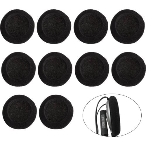 10pcs 50MM Foam Pads Sponge Ear Pads Cushion Headphone Headset Cover Cap Mayitr